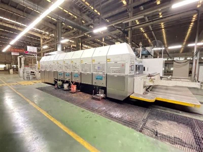 Brugt 4-farve flexo trykmaskine